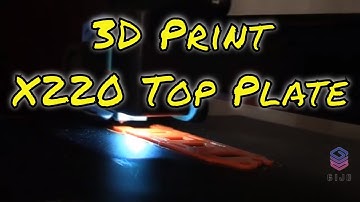 Eachine X220 Top Plate | Timelapse 3D Print | Artillery Sidewinder X1