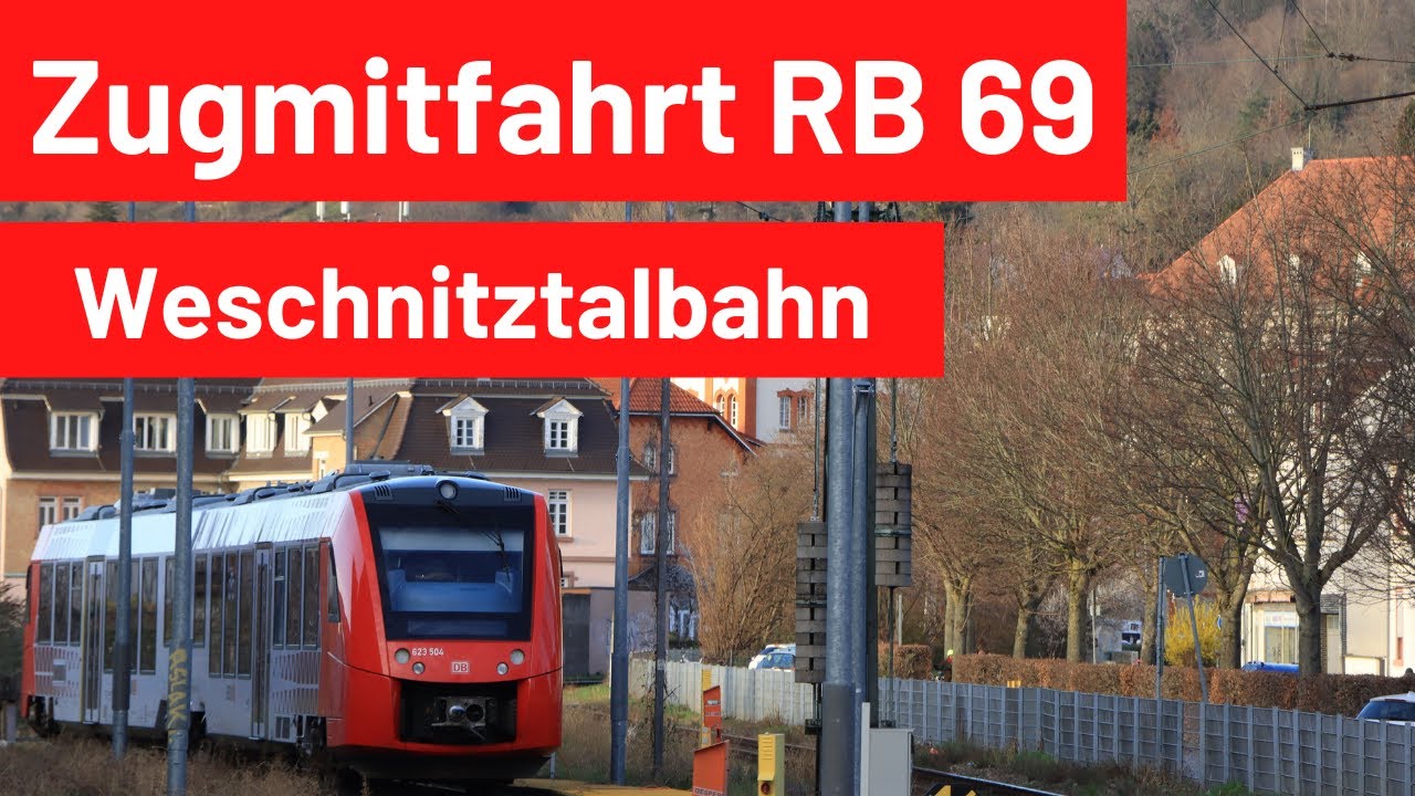 Zugmitfahrt: Weinheim - Fürth i. Odw. (Weschnitztalbahn/ RB 69)