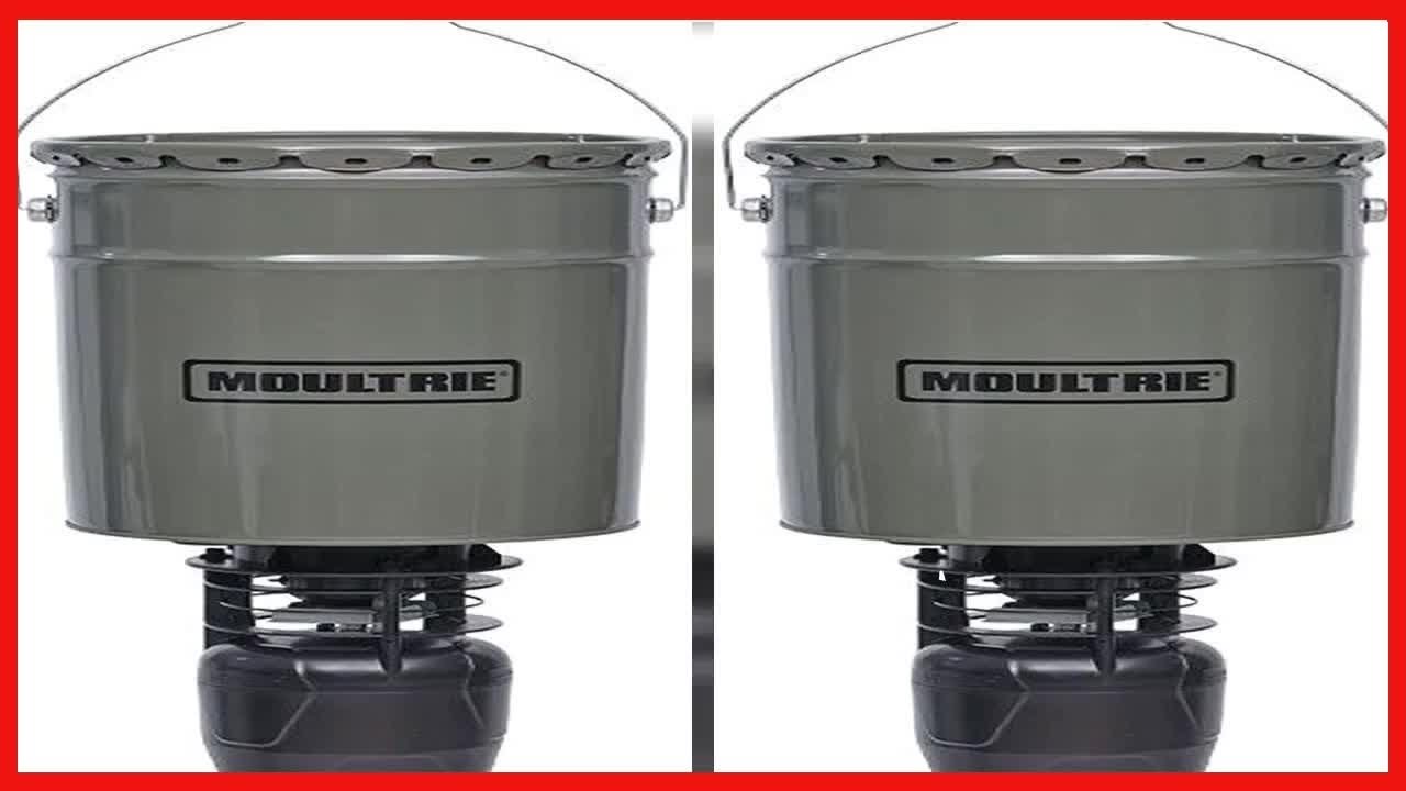 Moultrie Pro Hunter II Hanging Feeder, 360-Degree Coverage, Easy-Set
