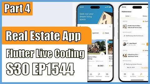 [Flutter] Flutter Live Coding EP1544 (Real Estate App Part 4)