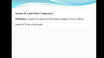 Topology-1 /limit point compactness /day39/HS