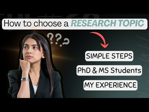 How to choose a research topic | Research Topic Selection | Simple ...