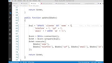 Aula 03 - #php Conexão com Banco de dados Atualizar e Listar #pdo