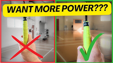Master the PERFECT V GRIP: The Most Important Badminton Skill!