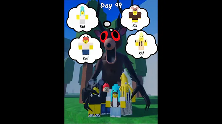 Taming the Deer 🦌 Roblox #99nightintheforest #roblox #skibiditoilet