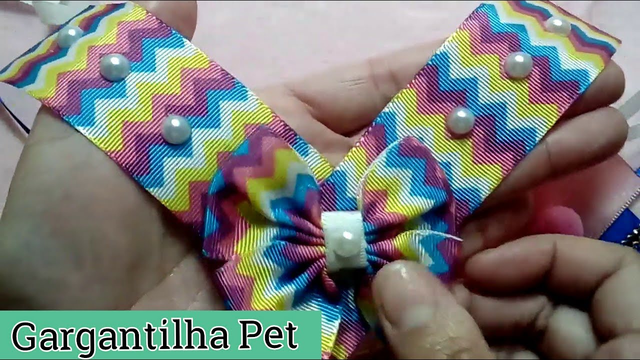 Gargantilha Pet | Gargantilha para cachorro | Gargantilha Pet Luxo | Como fazer gargantilha para pet