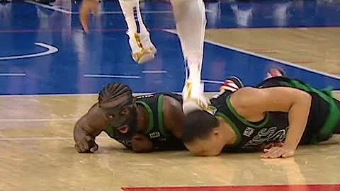 Joel Embiid STOMPS Grant Williams HEAD Onto The GROUND 😬