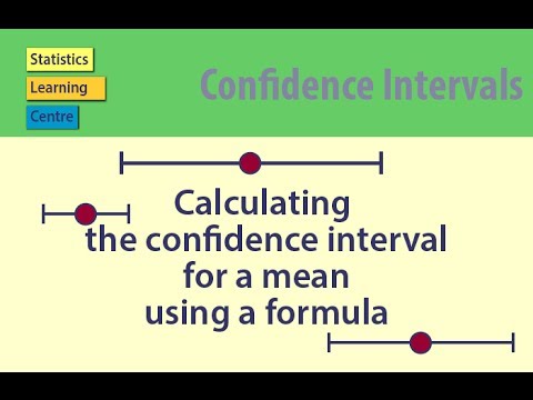 Video: How To Calculate The Confidence Interval