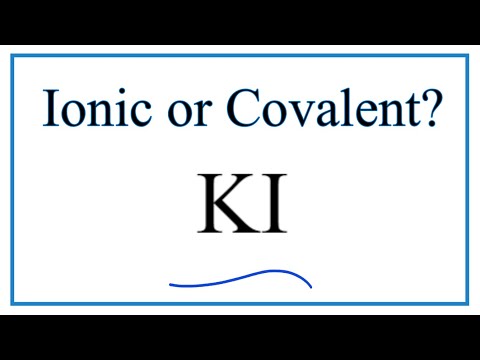 Video: Ang potassium phosphide ba ay ionic o covalent?