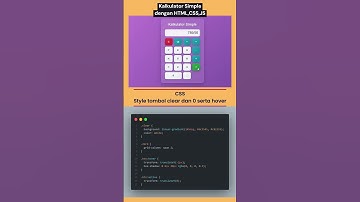 🧮 Bikin Kalkulator Keren dengan HTML, CSS & JavaScript! 🚀