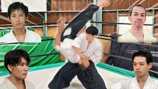 Dynamic and beautiful Aikido in professional wrestling ring screenshot 2