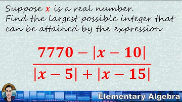 SMO 2017 Senior Q19: Finding the Largest Possible Integer for a Real Number