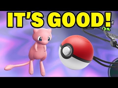 Pokeball Plus Is Amazing And Mew In Pokemon Lets Go Pikachu
