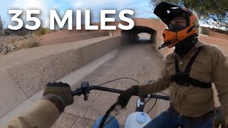 35 Mile Ride on Motorized Bicycle