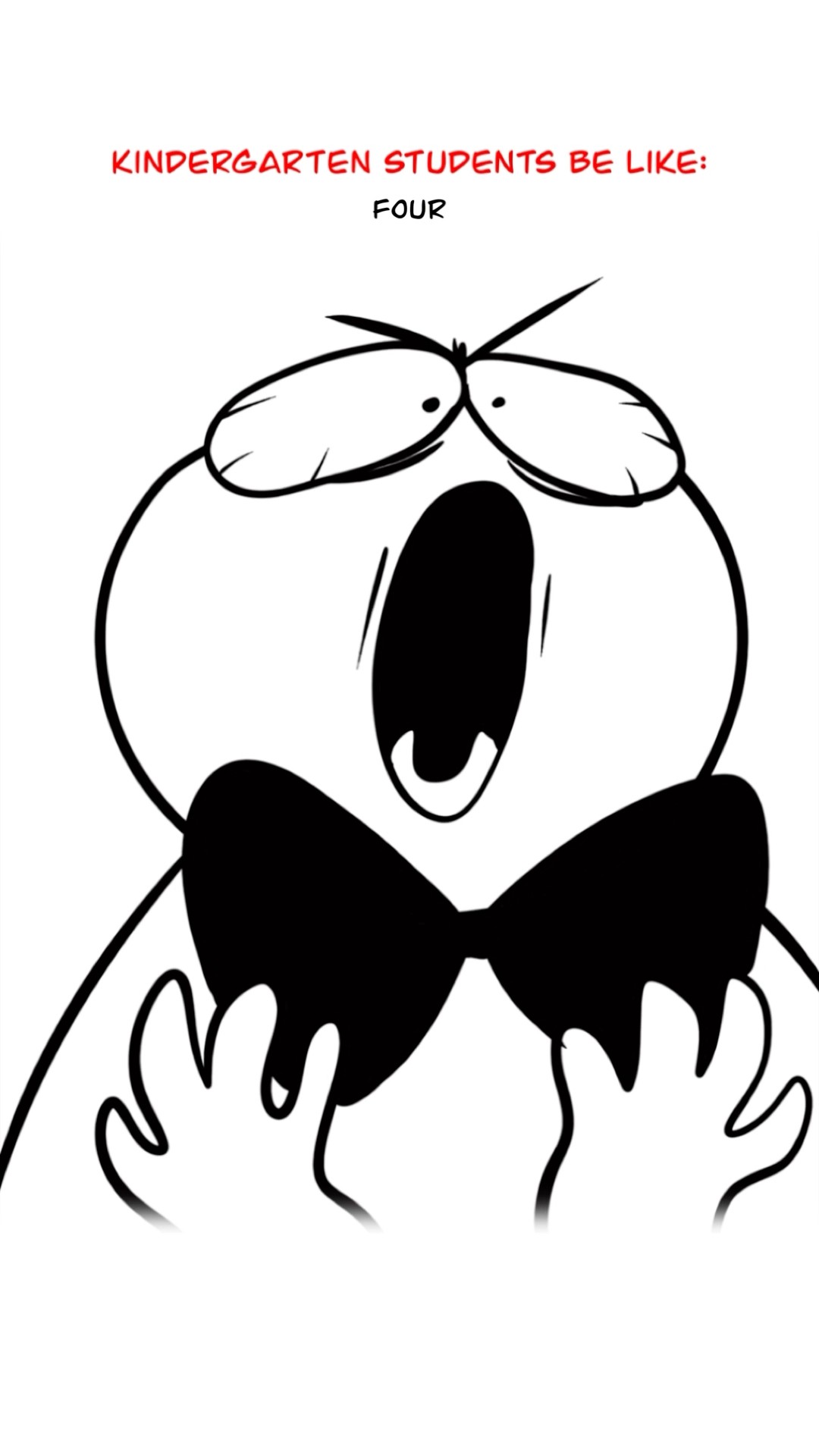 I Can Only Count To Four ? (Animation Meme) #shorts