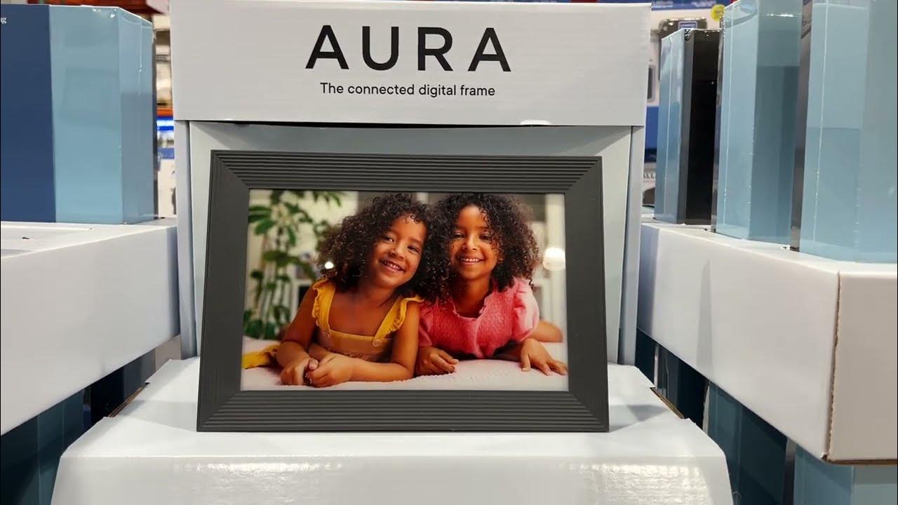 Aura Frames Carver WiFi Digital Photo Frame Review YouTube