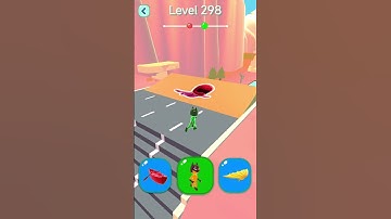 Shape-Shifting 2 GAMEPLAY Level No #298 Walkthrough - New Update Car Racing #Shorts #ShapeShifting