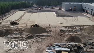 Ход строительства дилерского центра Scania в Нижегородской области