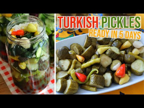 Turkish Style Quick Pickles | Ready In 5 Days