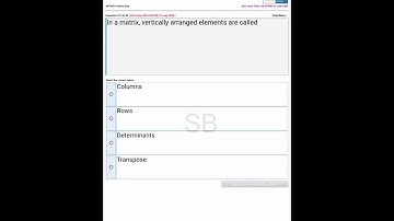 mth501 linear algebra mid term grand quiz 2020