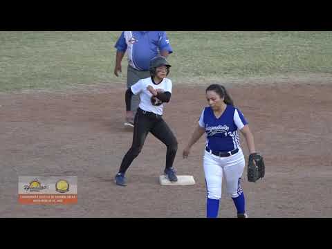 FINAL DE SOFTBOL FEMENIL SEGUNDA  FUERZA  RELAX, JAQUELINES DE  CABORCA VS SCT " B " DE HERMOSILLO