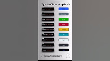 Bootstrap Button Tutorial 2024 | How to Add Buttons in Bootstrap ツ𝑯𝒂𝒑𝒑𝒚 𝑷𝒓𝒐𝒈𝒓𝒂𝒎𝒊𝒏𝒈 ツ