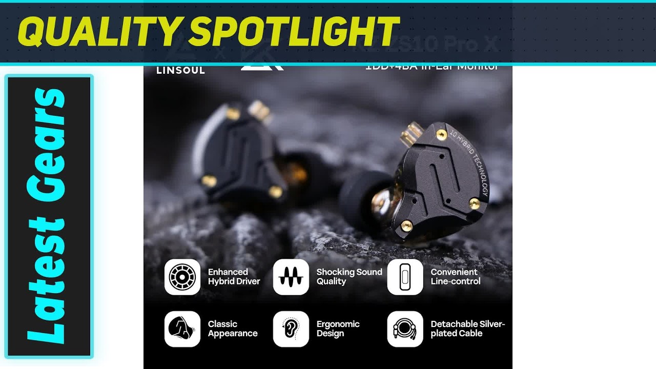 Linsoul KZ ZS10 PRO X: Unbelievable Hybrid IEM Powerhouse! - YouTube