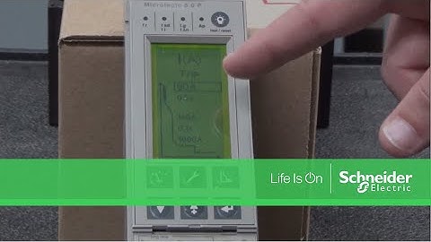 Making Fine Adjustments via Micrologic P & H Series Trip Unit Keypad | Schneider Electric Support