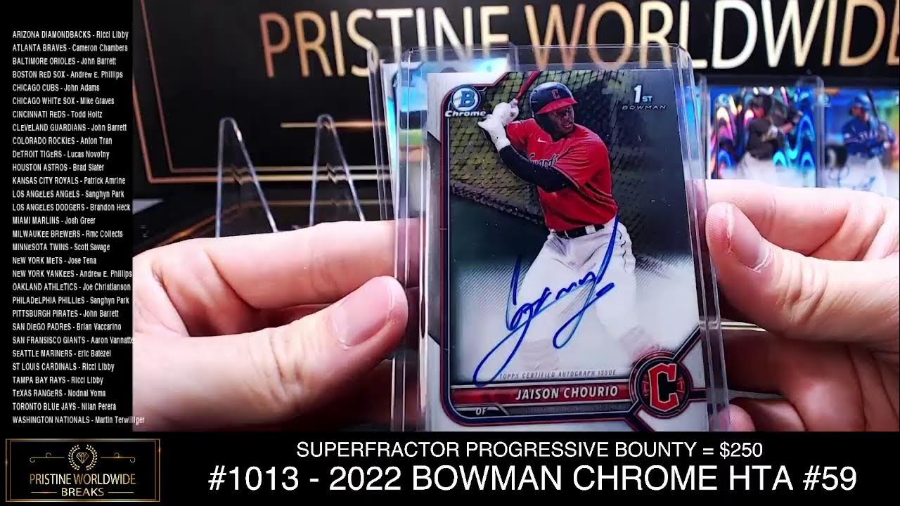 1013 2022 BOWMAN CHROME HTA CASE 59 YouTube