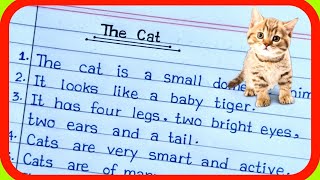 10 Lines On Cat In English || Essay On Cat In English || Cat Essay In English || screenshot 2