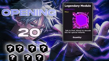 Kaizen | OPENING 20 MODULES | ROBLOX