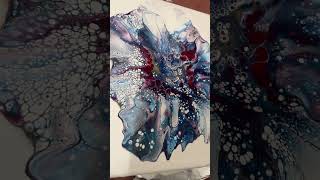 Acrylic pouring paint #acrylicpaint #vikartgallery #art #acrylic