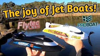 Flytech V009 jet boat! Review, testing and RC boat battle's😂