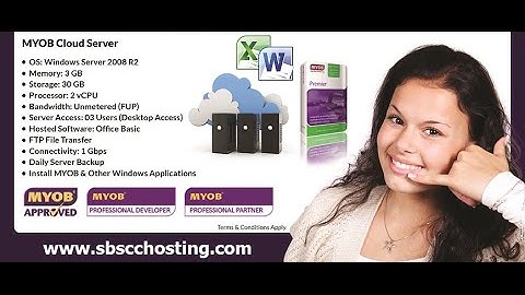 MYOB CLOUD SERVER for MYOB Accounting Software