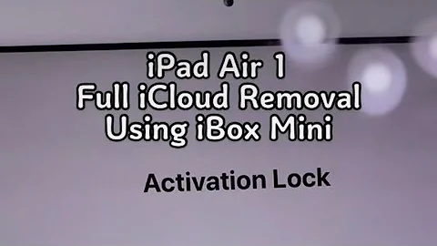 Full iCloud Account Removal for iPads WIFI model only using iBox Mini (Tagalog)