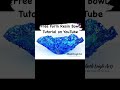 Free form resin bowl tutorial resinarttutorial