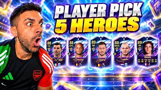 ABRO PLAYER PICK 5 HEROES HOLOGRÁFICOS Y PRIMERA RONDA DE SOBRES DE FC 27 !!  DjMaRiiO