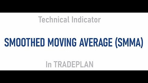 TRADEPLAN: Smoothed Simple Moving Average (SMMA)