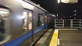 8月2日 小田急3000形3265Fが高座渋谷駅に到着するシーン