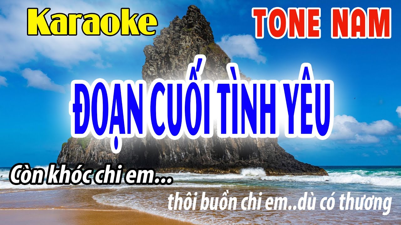 Đoạn Cuối Tình Yêu Karaoke Tone Nam | Am | Đời Sống Và Âm Nhạc