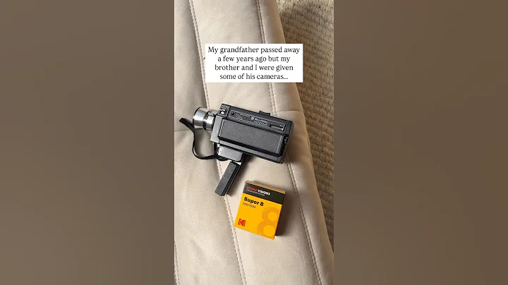 My late grandfathers Super 8 camera test! Hope it works #filmcamera #super8 #photography