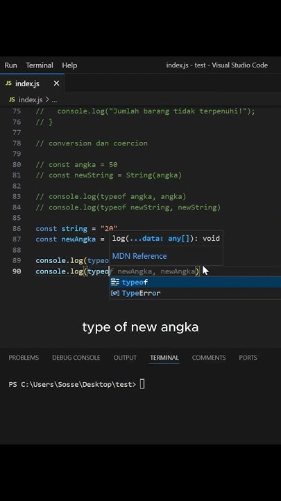Javascript Dasar: Tipe Conversion dan Coercion #edukasi #coding # ...