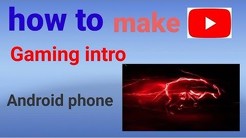 How to make running panther intro in Kinemaster| how to make gaming intro in Kinemaster Android