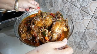 Ayam kecap ala ICH rasanya pecah banget. 