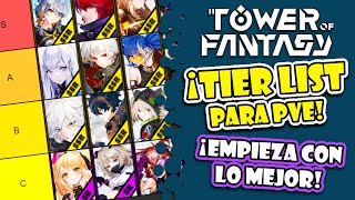 MELHORES ARMAS TIER LIST PVE │ TOWER OF FANTASY #tof #toweroffantasy 