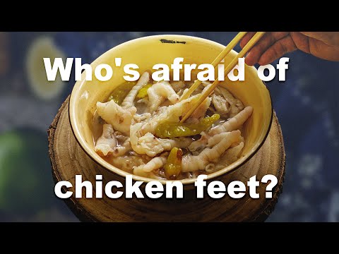 Don't miss out on cold pickled chicken's feet