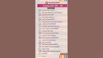 Computer gk questions and answers......📖📖.....#computer #computergk #gk #study #education #exporle