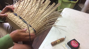 #howto weave a TWILL pattern on a #basket No. 1