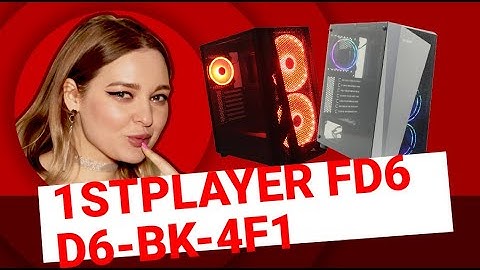 НИКС Компьютерный Супермаркет: видео про Корпус 1STPLAYER FD6 D6-BK-4F1 без БП с окном #1