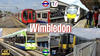 Trains & Trams At Wimbledon 25Th April 2025